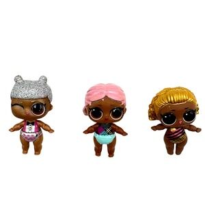 LOL Surprise Little Sisters Dolls Lot of 3 MGA Bundle